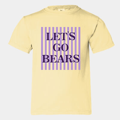 Let's Go Bears - Youth Garment Dyed Ringspun T-Shirt Thumbnail
