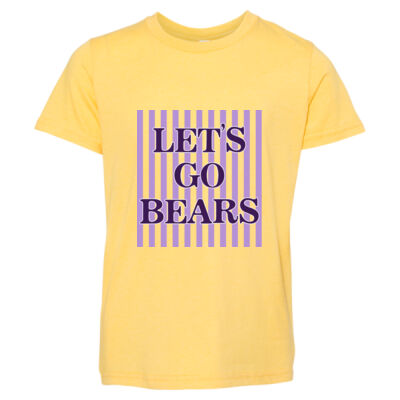 Let's Go Bears - Youth CVC Unisex Jersey Tee Thumbnail