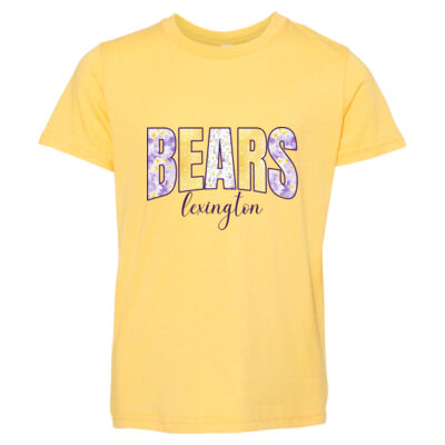 Bears purple - Youth CVC Unisex Jersey Tee Thumbnail