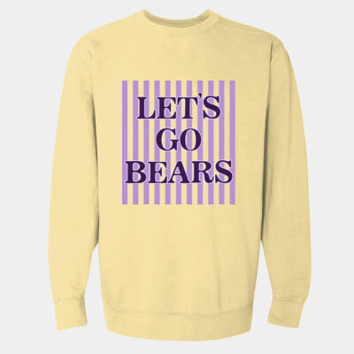 Let's Go Bears - Garment Dyed Ringspun Crewneck Sweatshirt Thumbnail