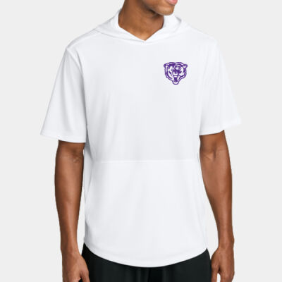 EMB Bear Head purple - Club Short Sleeve Hoodie Thumbnail