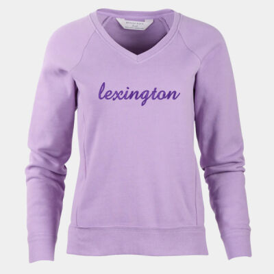 Emb Lexington - Women's Travel V-Neck Pullover Thumbnail