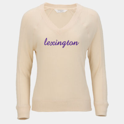 Emb Lexington - Women's Cuddle V-Neck Pullover Thumbnail