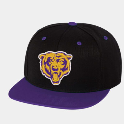 EMB Bear Head - Classics™ Flat Bill Snapback Cap Thumbnail