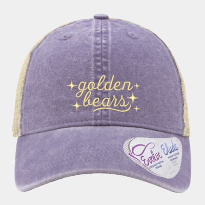 EMB Golden Bears - Women's Washed Mesh-Back Cap Thumbnail