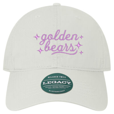 EMB Golden Bears orchid - Relaxed Twill Dad Hat Thumbnail